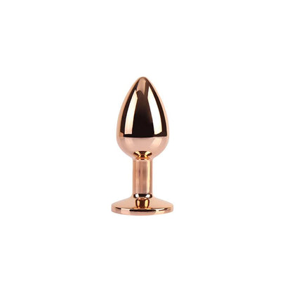 CHISA - ROSE GOLD GEM BUTT PLUG SIZE S