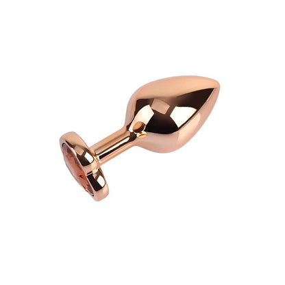 CHISA - ROSE GOLD HEART BUTT PLUG SIZE M
