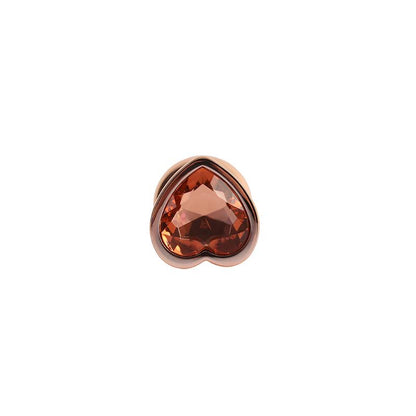 CHISA - ROSE GOLD HEART BUTT PLUG SIZE M