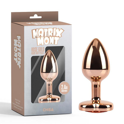 CHISA - ROSE GOLD HEART BUTT PLUG SIZE S