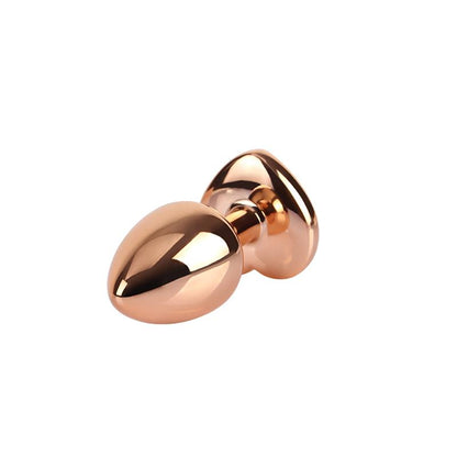 CHISA - ROSE GOLD HEART BUTT PLUG SIZE S