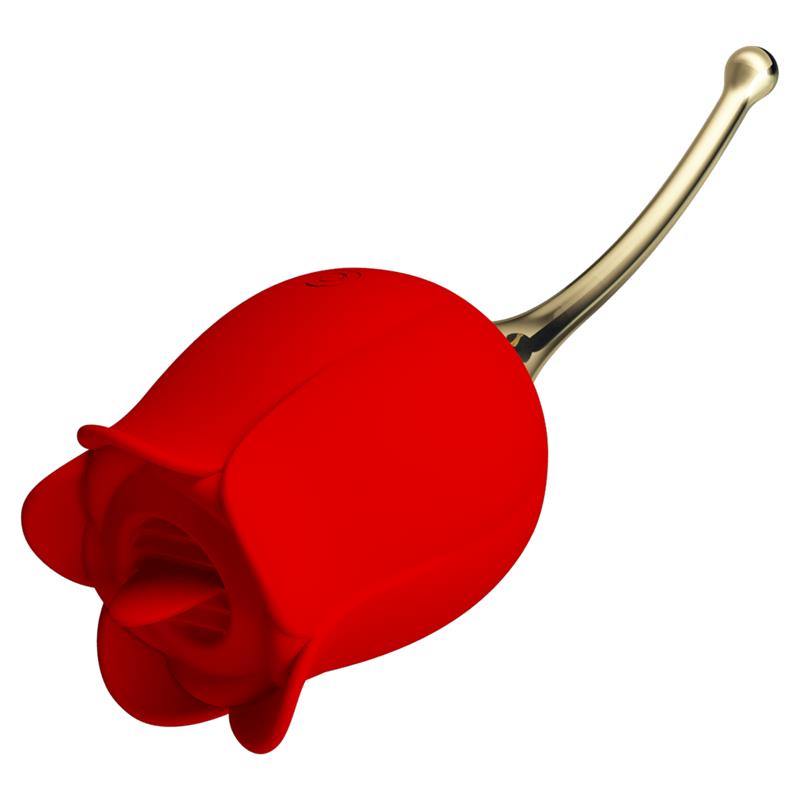 PRETTYLOVE - ROSE LOVER LICKING AND VIBRATING STIMULATOR