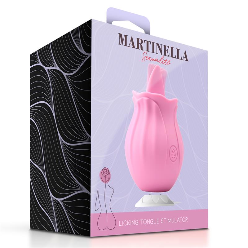 MARTINELLA - ROSE STIMULATOR WITH LICKING TONGUE