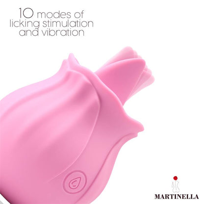 MARTINELLA - ROSE STIMULATOR WITH LICKING TONGUE