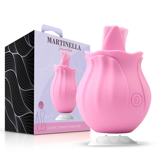 MARTINELLA - ROSE STIMULATOR WITH LICKING TONGUE