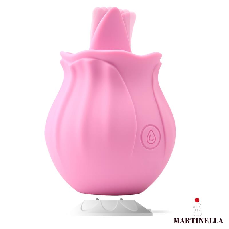 MARTINELLA - ROSE STIMULATOR WITH LICKING TONGUE
