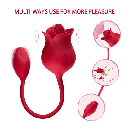 URBAN SKY - ROSE WITH LICKING AND VIBRATING EGG USB