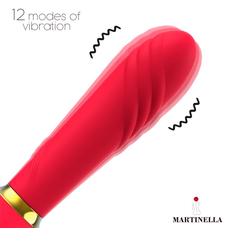 MARTINELLA - ROSE WITH SUCTION AND VIBE 2 IN 1