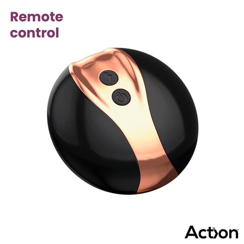 ACTION - ROXER HEATING, THRUSTING AND VIBRATING SEX MACHINE WITH REMOTE CONTROL