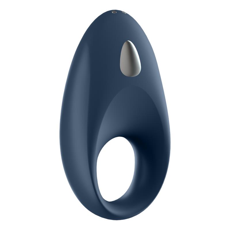 SATISFYER - ROYAL ONE VIBRATING RING WITH APP BLUE