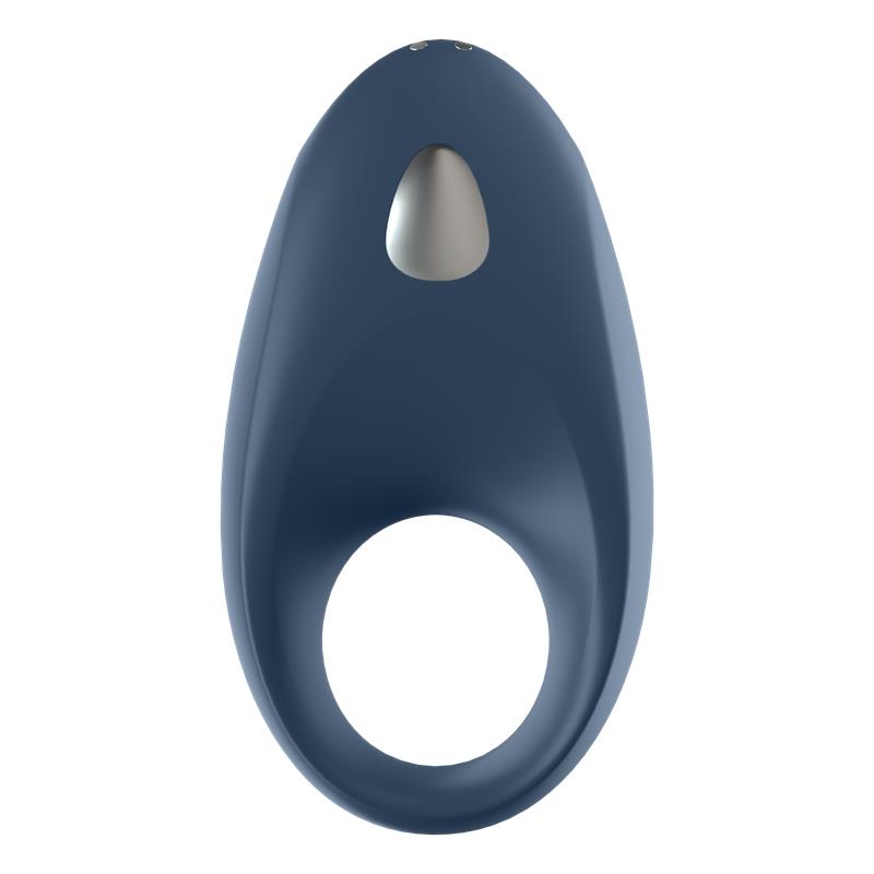 SATISFYER - ROYAL ONE VIBRATING RING WITH APP BLUE