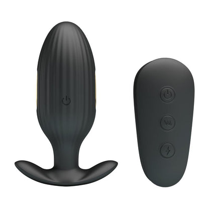 PRETTYLOVE - ROYAL PLEASURE BUTT PLUG WITH ELECTRO STIMULATION USB