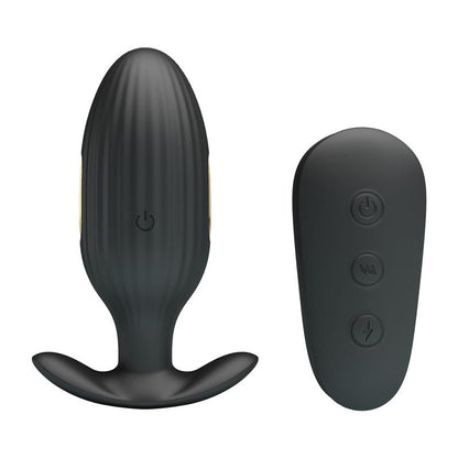 PRETTYLOVE - ROYAL PLEASURE BUTT PLUG WITH ELECTRO STIMULATION USB