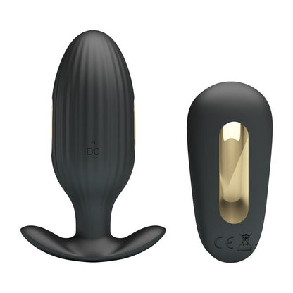 PRETTYLOVE - ROYAL PLEASURE BUTT PLUG WITH ELECTRO STIMULATION USB