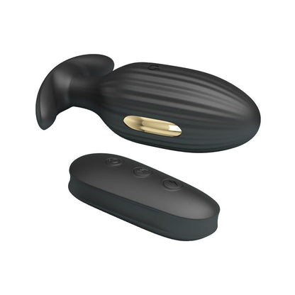 PRETTYLOVE - ROYAL PLEASURE BUTT PLUG WITH ELECTRO STIMULATION USB