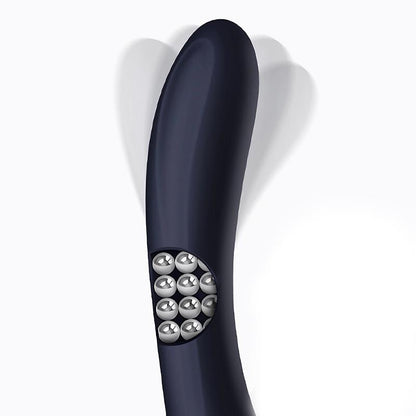 INTOYOU - ROYALSPACE VIBE WITH ROTATING TONGUES AND 360º INTERNAL BEADS BLUE