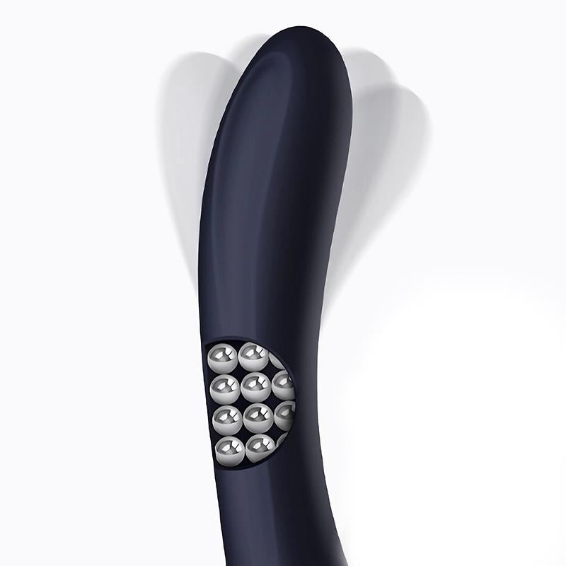 INTOYOU - ROYALSPACE VIBE WITH ROTATING TONGUES AND 360º INTERNAL BEADS BLUE