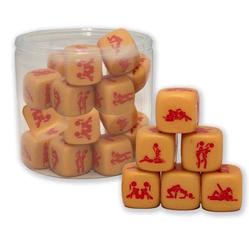 DIVERTY SEX - RUBBER HARD DICE GOLD EDITION LESBIAN VERSION 1 DIE