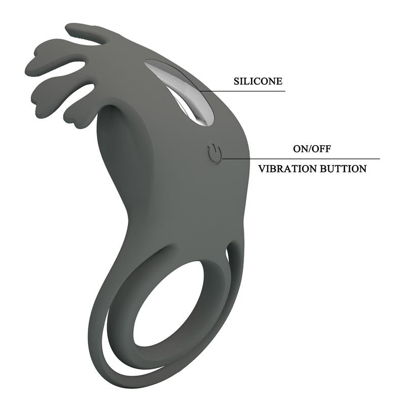 PRETTYLOVE - RUBEN VIBRATING DOUBLE COCK RING