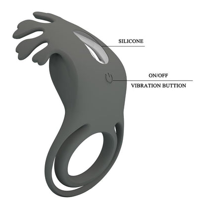 PRETTYLOVE - RUBEN VIBRATING DOUBLE COCK RING