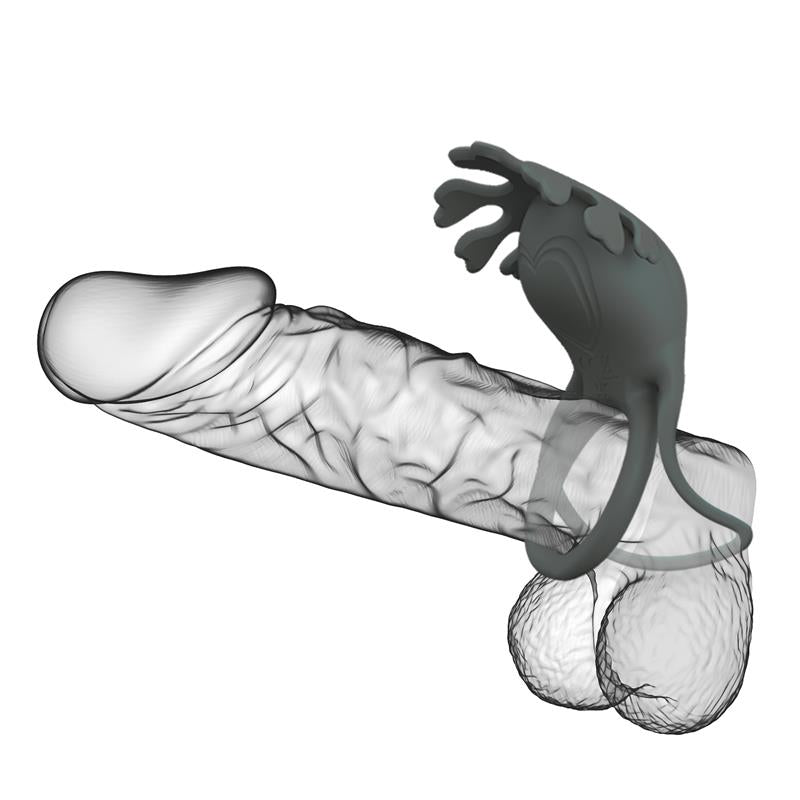 PRETTYLOVE - RUBEN VIBRATING DOUBLE COCK RING