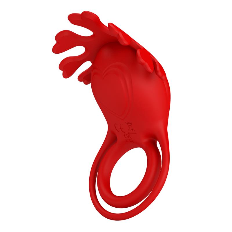 PRETTYLOVE - RUBEN VIBRATING PENIS RING USB