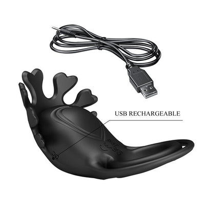 PRETTYLOVE - RUBEN VIBRATING PENIS RING USB