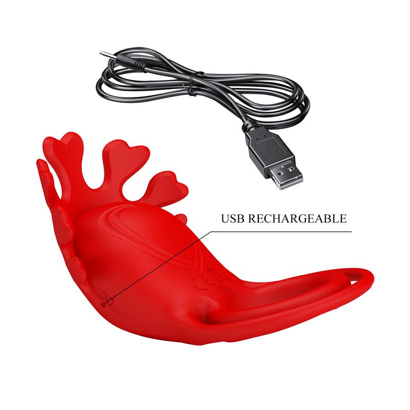 PRETTYLOVE - RUBEN VIBRATING PENIS RING USB