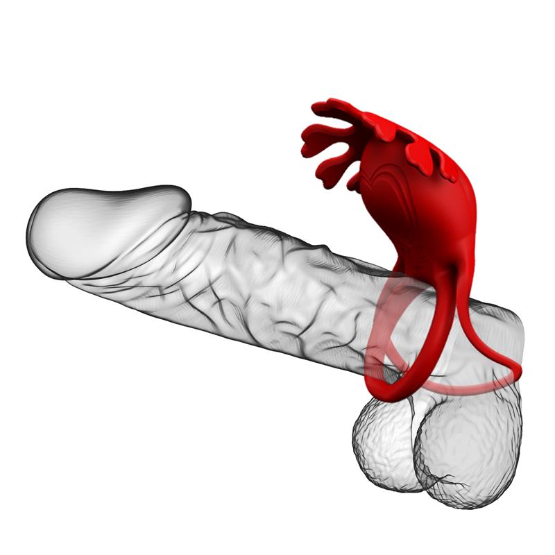 PRETTYLOVE - RUBEN VIBRATING PENIS RING USB