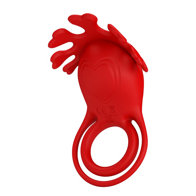 PRETTYLOVE - RUBEN VIBRATING PENIS RING USB
