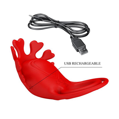 PRETTY LOVE - RUBEN VIBRATING PENIS RING USB
