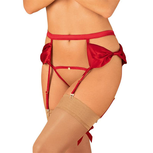 OBSESSIVE - RUBINESA GARTER BELT AND THONG
