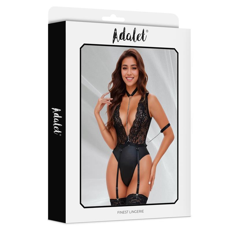 ADALET LINGERIE - RUBY BODYSUIT WITH GARTER