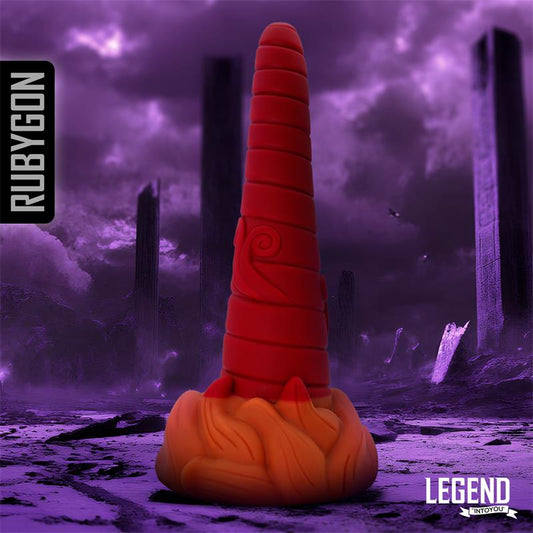 LEGEND - RUBYGON LIQUID SILICONE DILDO 24,5 CM