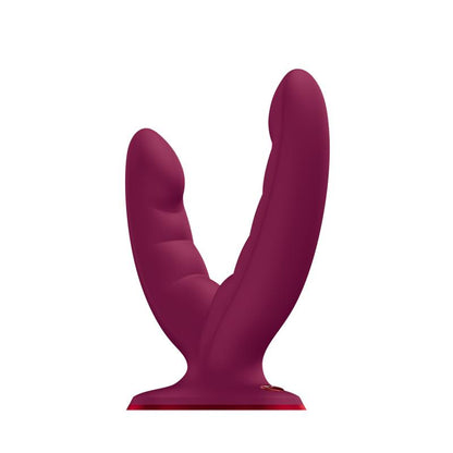 FUN FACTORY - RYDE GRINDING DILDO WINE RED