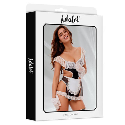 ADALET LINGERIE - RYLEE BODYSUIT, APRON, GLOVES AND LEG RING COSTUME