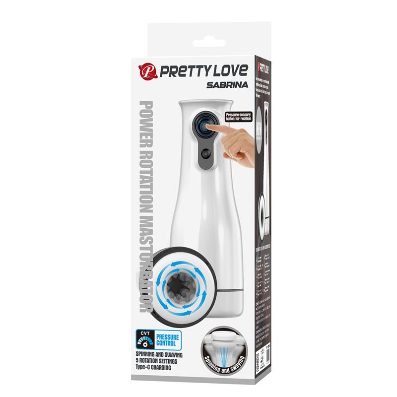 PRETTYLOVE - SABRINA MASTURBATOR WITH ROTATION