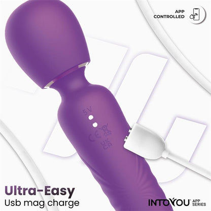 INTOYOU APP SERIES - SALMA WAND WITH FLIPPING TONGUE AND VIBRATION WITH APP
