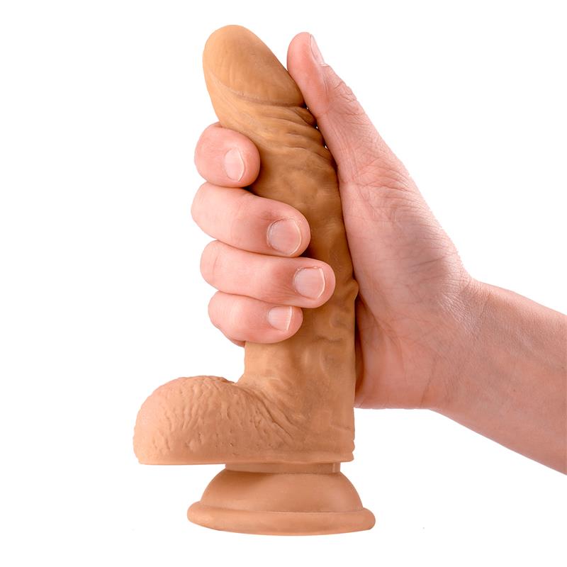 MAX & CO - SAM REALISTIC DILDO WITH TESTICLES 7.1 FLESH