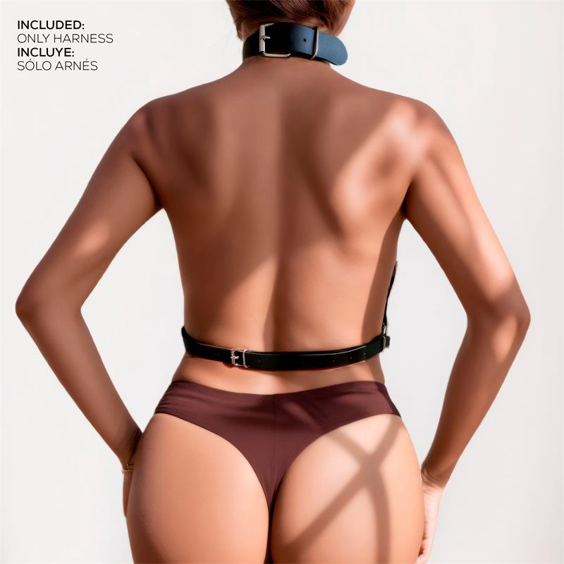 ADALET LINGERIE - SAMARA CHEST HARNESS WITH CHAIN ONE SIZE