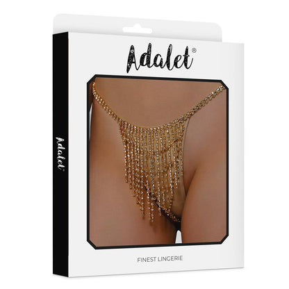 ADALET LINGERIE - SAMIRA SPARKLY THONG GOLD ONE SIZE