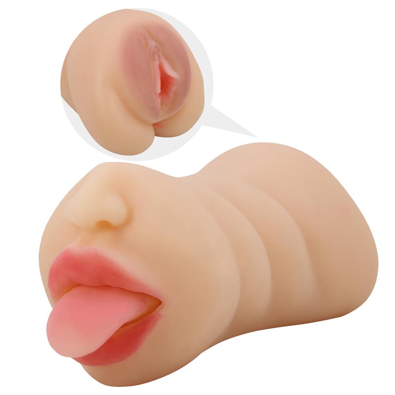 CRAZY BULL - SARAH MOUTH AND VAGINA MASTURBATOR