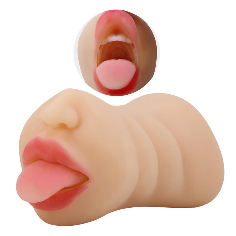 CRAZY BULL - SARAH MOUTH AND VAGINA MASTURBATOR