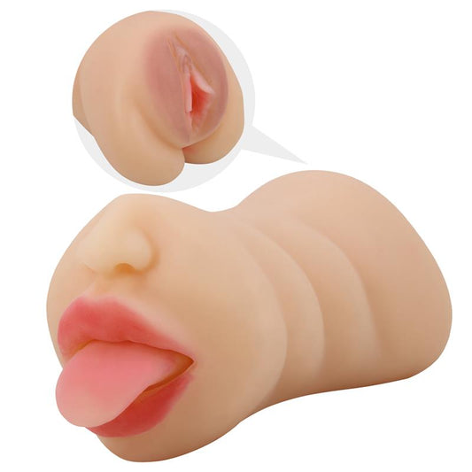 CRAZY BULL - SARAH MOUTH AND VAGINA MASTURBATOR