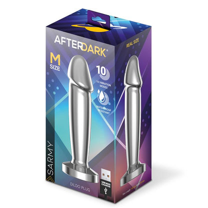 AFTERDARK - SARMY ANAL PLUG WITH VIBRATION MAGNETIC USB SIZE M