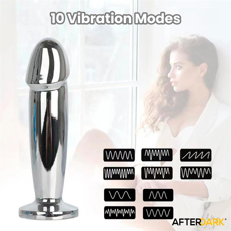 AFTERDARK - SARMY ANAL PLUG WITH VIBRATION MAGNETIC USB SIZE S
