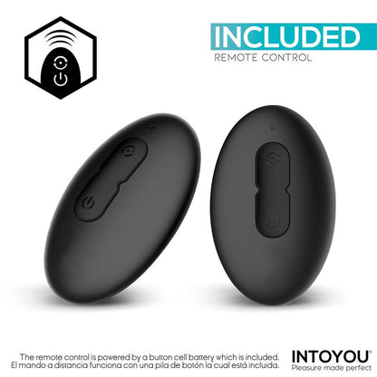 INTOYOU - PLUG VIBRANT SASHA AVEC LANGUE ROTATIVE ET TÉLÉCOMMANDE