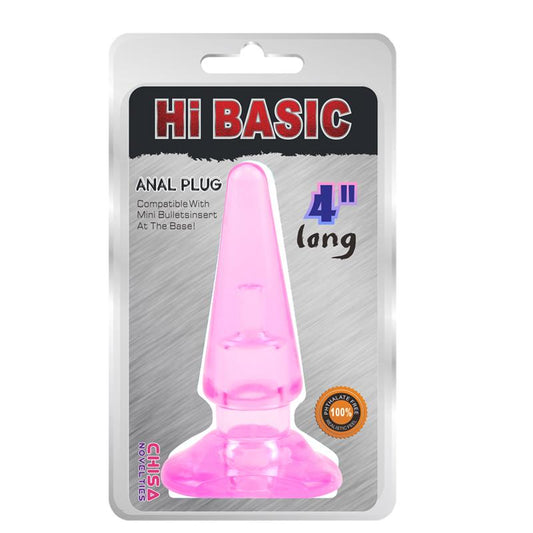 CHISA - SASSY ANAL PLUG-PINK 10,4 X 3,2CM
