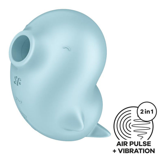 SATISFYER - SASSY SEAL CLIT SUCKER WITH VIBRATION