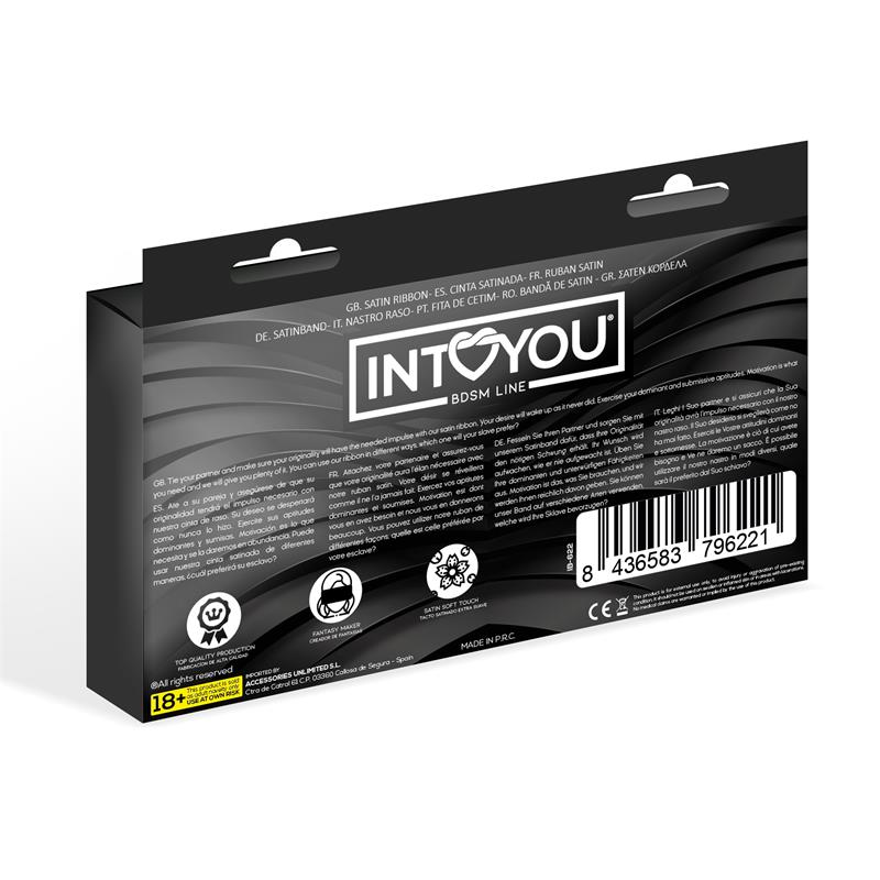 INTOYOU BDSM LINE - SATIN BONDAGE SATIN RIBBON
